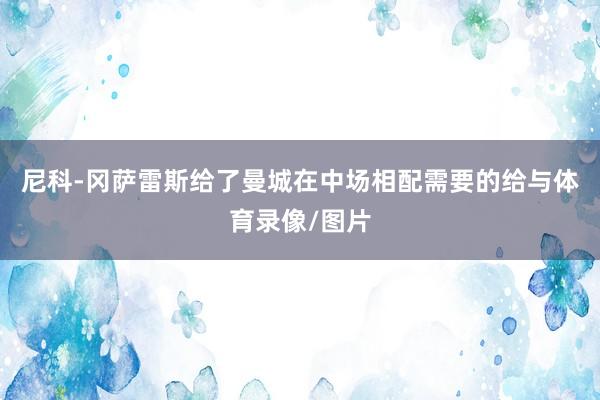 尼科-冈萨雷斯给了曼城在中场相配需要的给与体育录像/图片