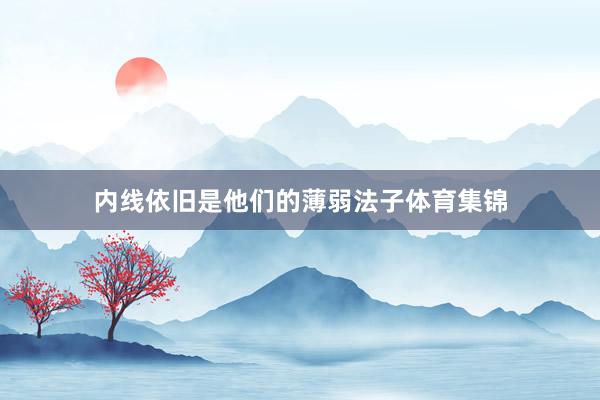 内线依旧是他们的薄弱法子体育集锦