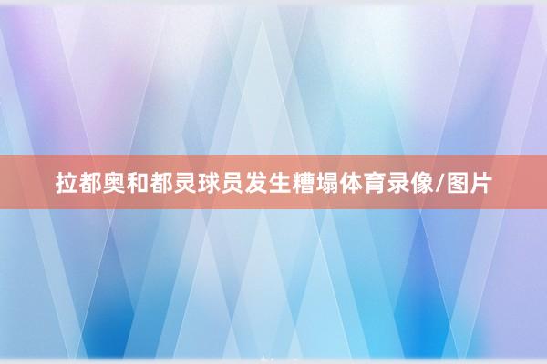 拉都奥和都灵球员发生糟塌体育录像/图片