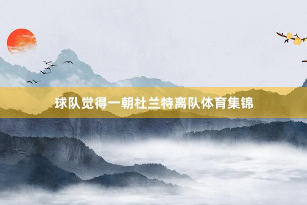 球队觉得一朝杜兰特离队体育集锦