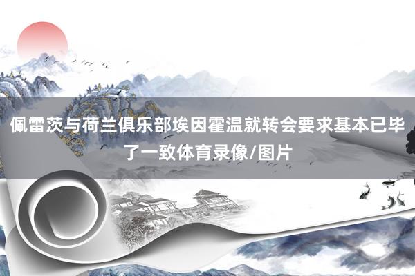 佩雷茨与荷兰俱乐部埃因霍温就转会要求基本已毕了一致体育录像/图片