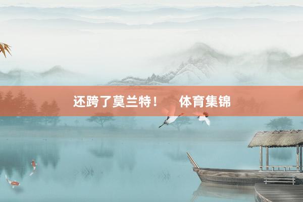 还跨了莫兰特！    体育集锦