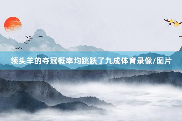 领头羊的夺冠概率均跳跃了九成体育录像/图片