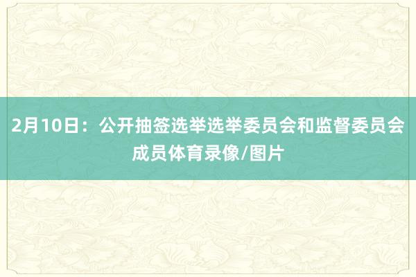 2月10日：公开抽签选举选举委员会和监督委员会成员体育录像/图片