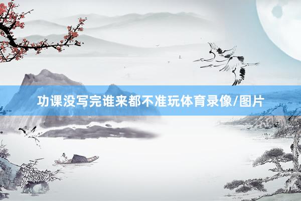 功课没写完谁来都不准玩体育录像/图片