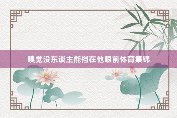 嗅觉没东谈主能挡在他眼前体育集锦