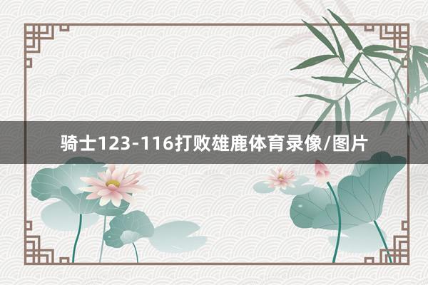 骑士123-116打败雄鹿体育录像/图片