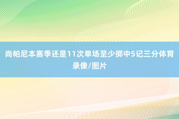 尚帕尼本赛季还是11次单场至少掷中5记三分体育录像/图片