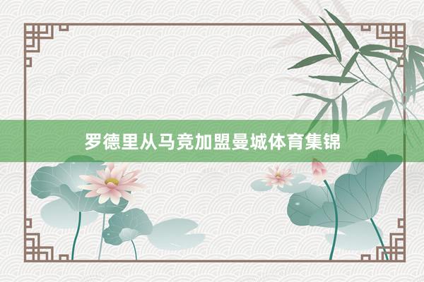 罗德里从马竞加盟曼城体育集锦